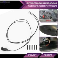 Outside Ambient Temperature Sensor Underneath Door Mirror for Fiat 500 500X 500L Punto 05-18 Citroen Peugeot 71753245 735603615