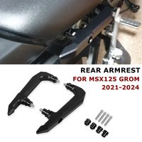 GROM MSX125 Motorcycle Rear Handle Armrest Tail Handrail Rail For Honda MSX 125 2021-2024 Passenger Grab Bar Rear Seat Pillion
