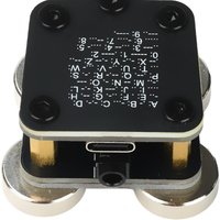 CW Keyer Automatic Trainer with PCB 4 Nd Magnet Bases Double Paddle Morse Key for Ham Radio Practice
