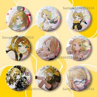 K-Kaga-mine-Singer Rin Badge Handmade Button Brooch for Backpack Hat Shirt Accessories Gifts