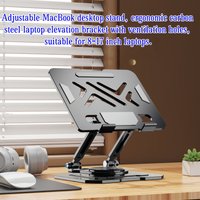 Tablet Stand, Adjustable Tablet Holder - Desktop Stand Dock Holder Compatible with 4-13" Tablets Such as iPad Pro 11, 9.7, 10.5,