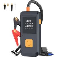 Portable Jump Starter With Air Pump Automobile Battery Booster Power Pack With LED Light Multi-Function Tire Inflator