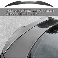 M4 Style Blade Rear Trunk Spoiler Wing For Audi A5 S5 8T B8 B8.5 Sportback 4 Door 2007-2016 Car Exterior Tuning Modification