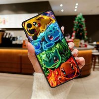 Retro Anime Pokemon Phone Cover Case for Samsung Galaxy A34 A36 A56 A55 A17 A52 A35 A14 A23 A52S A72 A54 A16 A15 A73 A33 A53