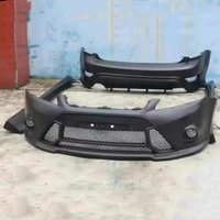 Front Rear Bumper Side Skirts for Ford Focus Hatchback 09-13 Modified to RS Style PP Material Car Body Kit