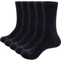 YUEDGE Mens Socks Breathable Comfortable Thin Cotton Socks Classic Casual Mid Crew Calf Business Dress Socks For Size 37-46