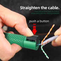 LAOA Pen Type Ethernet Cable Manager Computer Router Category 5/6/7/8 Network Cable Splitter Stripper Hand Tool