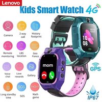 Lenovo Q19 Kids Smart Watch GPS Location Tracker Sim Card Waterproof Call Camera Mobile Smartwatch For iPhone Android For Gift