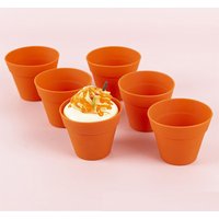 1PC Flower Pot Silicone Cake Mold Creative Muffin Cupcake Mousse Baking Cup Kitchen Baking Tools Cake Decorating Tool