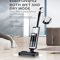 Cordless Vacuum Cleaner for Wet And Dry Cleaning RL8Pro, Smart Washing for Home Multi Surface Floor,14000Pa, Self-drying