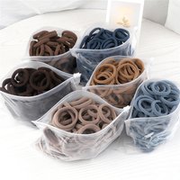 50 Teile/satz Frauen Mädchen Grundlegende Haar Bands 4cm Einfache Feste Farben Elastische Stirnband Haar Seile Krawatten Haar Zubehör Pferdeschwanz halter