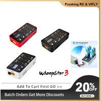VIFLY WhoopStor 3 V3 6-portowa ładowarka i rozładowarka do akumulatorów 1S LIPO LiHV z funkcją przechowywania, wyświetlacz LCD, TYPE-C, DC TX60 do dronów FPV, BT2.0, PH2.0