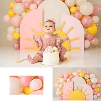 Boho Sunshine Photography Backdrop Kids Baby Cake Smash Photocall Decors Child Adult Birthday Studio Backgrounds