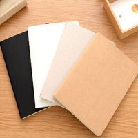 Creative Vintage A6 Stitched Notebook, Minimalist Blank Sketch Journal, Portable Doodle Notebook for Notes & Daily Diary