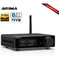 AIYIMA A80 Verbesserter TPA3255 DAC Bluetooth PFFB Stereo-Leistungsverstärker 300Wx2 Klasse D HiRes Digital-Verstärker RCA TRS OPT COA USB-Eingang