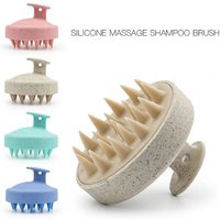 Masseur de cuir chevelu en Silicone souple, pour cuir chevelu sensible, douche, brosse de soins capillaires, adapté aux voyages