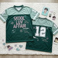 2026 Kpop Group Sunoo 07 Unisex Football Shirt, Breathable Short Sleeved Casual Kpop Fan T-shirt, Parent-child