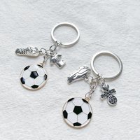 Keychain Pendant for Sports Alloy Football Shoes Keychain Pendant Backpack Hanger Accessory Fan Gift
