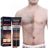 Men's Hair Removal Cream, Gentle & Non-Irritating, For Chest, Armpit & Leg Hair, Smooth Full-Body Hair Removal Cream for Men
