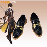 GenshinImpact Zhongli Morax Geo Daddy Cosplay Boots Comic Anime Halloween Party Game Cosplay Shoes Prop