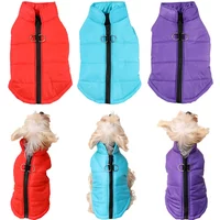 Travel Dog Clothes Pet Dog Outdoor Camping Jacket Coat For Small Medium Dogs Cats Warm Puppy Solid Outfits With D-ring Costumes