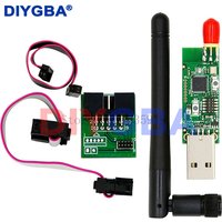 CC2531 CC2540 +Antenna BLE 4.0 Zigbee Sniffer Wireless Board Dongle Capture Module USB Programmer Downloader Cable Connector