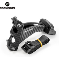 ROCKBROS Imitation Carbon Fiber Bicycle Water Bottle Holder Adapter Saddle Double Cup Extension Stand Seat Cycling Equipment