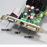 video graphic card for nVIDIA FX6200 256M AGP 4x 8X DDR2 VGA+S video+DVI 64bit AGP Video Card Graphic card pny Mute brand new