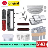 Original Roborock Saros 10 Filter Mop Main/Side Brushes Self-cleaning Brush Bacteriostatic Module Dust Bag s9 MaxV Ultra Parts