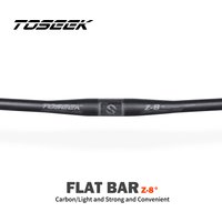 TOSEEK 8 Degrees Mtb Carbon Handlebar Bicycle Handlebar 31.8*600-720/740/760mm Matt Black Handlebars For Bike Accessories
