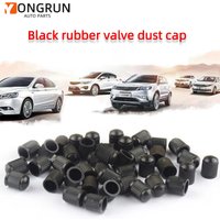 YONGRUN 10/20/50/100PCS Black Tire Valve Cap Set: Suitable For Automobiles Suv Durable Multifunctional Bicycles And Motorcycle