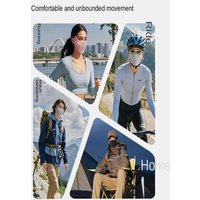 AliExpress NONE Thin UPF200+ Ice Silk Mask Summer Solid Color Face Cover Sunscreen Veil Face Mask Face Gini Mask Fishing