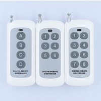 433Mhz Wireless RF Remote Control EV1527 Chip Transmitter 1 2 3 4 5 6 8 Keys Long Range For Smart Home Garage Door Opener