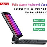 For iPad Mini (A17 Pro) 2024 Mini7 8.3' Magnetic Case For iPad Mini 6th 7th Generation 8.3' Mini 6/7 Mini6 Magic Keyboard Case