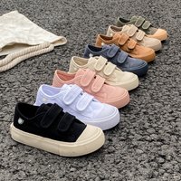 8003 Candy colored low cut children's canvas shoes, boys' and girls' board shoes, cloth shoes, breathable and fashionable