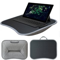 Laptop Lap Desk with Soft Pillow Cushion Multifunctional Laptop Desk Small Pillow Table for Work Game