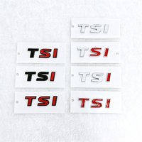 3D TSI Emblem Badge car Sticker for VW Jetta Sagitar Bora Lavida Magotan for Volkswagen refit rear trunk ABS Car Styling Decal