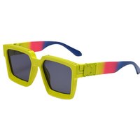 Q74 large frame sunglasses for women, UV anti-ultraviolet glasses, trendy sunglasses for men and women to wear