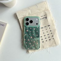 Fashion Simple Yellow Green Five-Pointed Star Case For iPhone 13 16E 11 12 16 15 14 17 Pro Max XS XR Plus 8 7 MINI AIR Y2K Cover