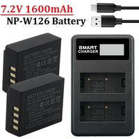 1600mAh NP-W126 NP-W126S Camera Battery For Fujifilm Fuji X-M1 X-PRO1 X-PRO2 X-T3 X-T2 X-T1 X-T10 X-T20 X-E3 X-E2 X-A10 X-A3