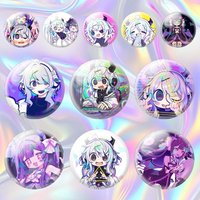 Qtie Yunyun Syndrome 75mm 58mm 44mm 25mm Brooch Backpack Hat Pins Accessories Toys Badge