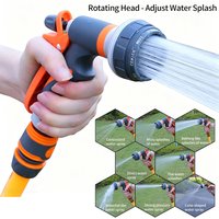 High Pressure Garden Watering Sprayer Gun Can Lid Design Multi‑Scene Use for Irrigation Car Washing Home Gardening