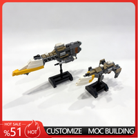 NEW 241 PCS Sword Class Frigate Sci-Fi Warship MOC Space Ship Building Blocks Model DIY Assembly Educational Toy Birthday Gifts