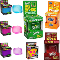 Squishy Needoh Nice Cube Pressure Relief Fidget Toy, Soft Pinch Sensory Fingertip Toy, Creative Decompression Relaxing Gift