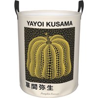 Custom Yayoi Kusama Pumkin Forever Laundry Basket Collapsible Abstract Art Clothes Toy Hamper Storage Bin for Kids Nursery