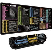 Excel Word Power point Shortcuts Mouse Pad Keyboard Desk Pad for office School