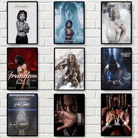K-King Grandson Von Rapper Poster Gallery Prints Self Adhesive Home Decor Decoration Wall Decals Living Room