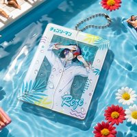 Reze Pull Out Anime Keychain Women Acrylic Key Chain Man Chainsaw Man Key Ring Pendant Ornament Accessories Friend Gift
