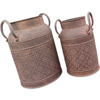 Retro French Pitcher Vases Metal Rustics Vases,Farmhouse Decorative Pitchers