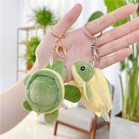 10cm Sea Turtle Plush Toy Small Cute Cartoon Bag Pendant Stuffed Animals Turtle Doll Keychain Doll Accessories
